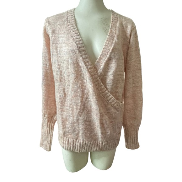 Kinsie peach metallic sweater Size small - Picture 2 of 13
